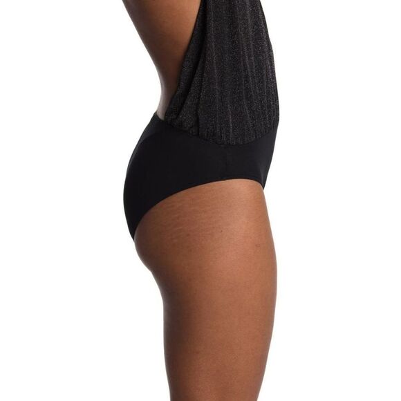 NWT REISS Cleona Metallic Backless Halter Bodysuit - Picture 3 of 4